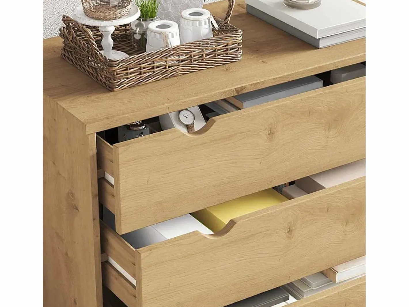 Cajonera OTTA madera maciza de pino 76,5x39,5x90 cm^vidaxl Clearance