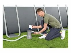 Calentador de Agua Eléctrico 42,6x26,6x18,7 cm para Piscinas Desmontables de 1.520-17.035L Temperatura Máxima 40°C^Bestway Outlet