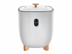 Calentador de Toallas SucceBuy 25 L, Cubo Secatoallas para Baño, con Pantalla LED, Regulación de Temperatura y Temporizador 20/40/60/90 min Gris Sale