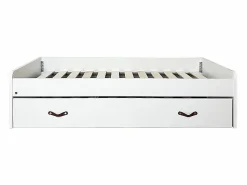 Cama Nido|Cama + elevable aglomerado con somier y colchones 105/105 cm