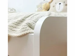 Cama + elevable aglomerado con somier 90/90 cm Blanco Best