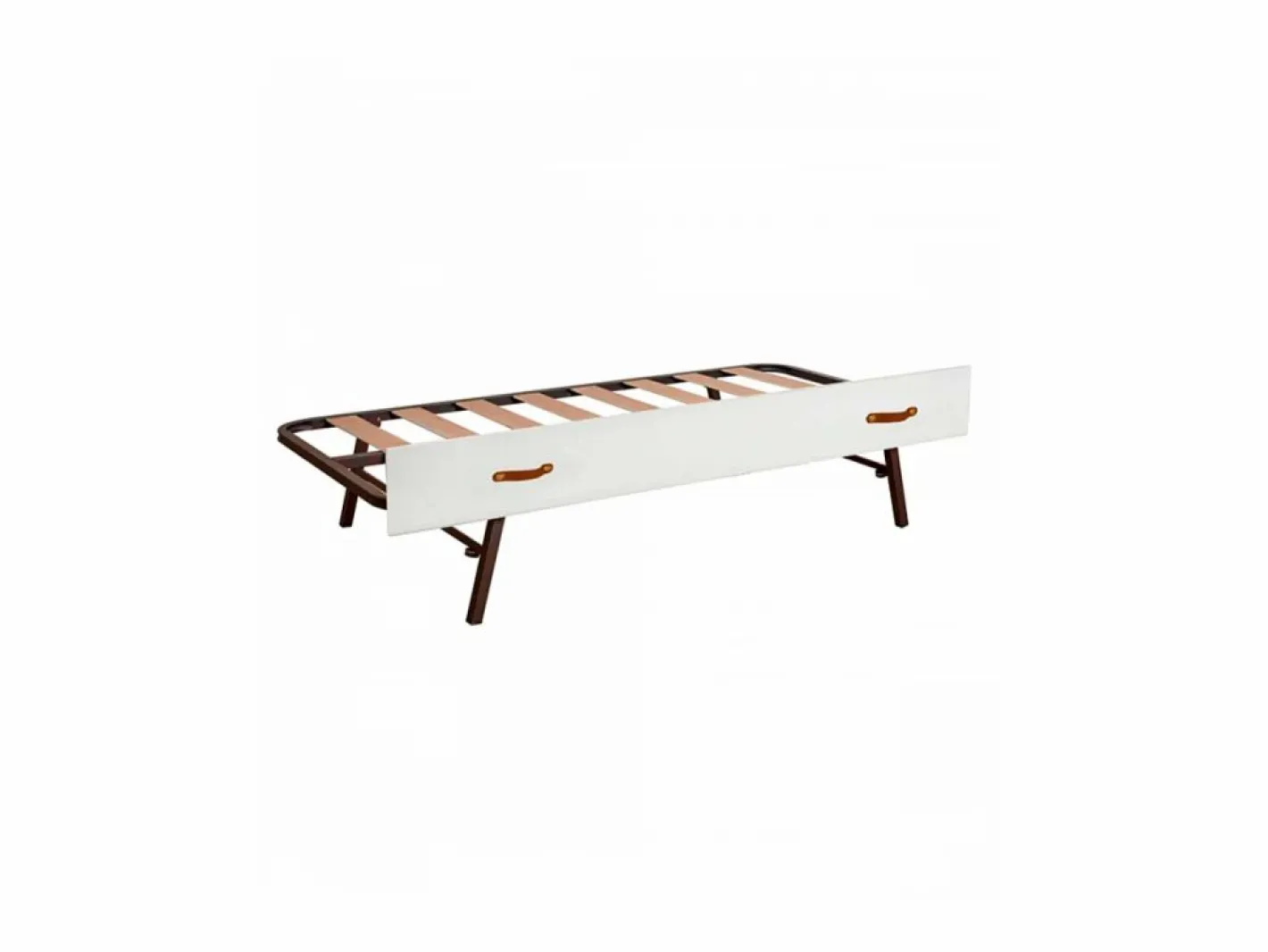 Cama + elevable aglomerado con somier 90/90 cm Blanco Best