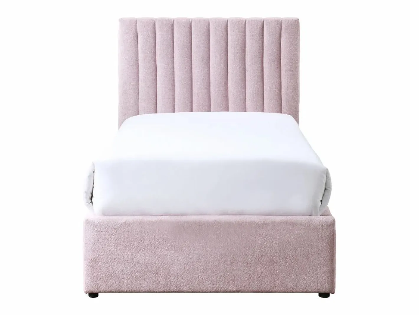 Vente-unique Cama Con Almacenaje|Cama Adulto|Cama 90 x 190 cm con 2 cajones en tela - SARAH