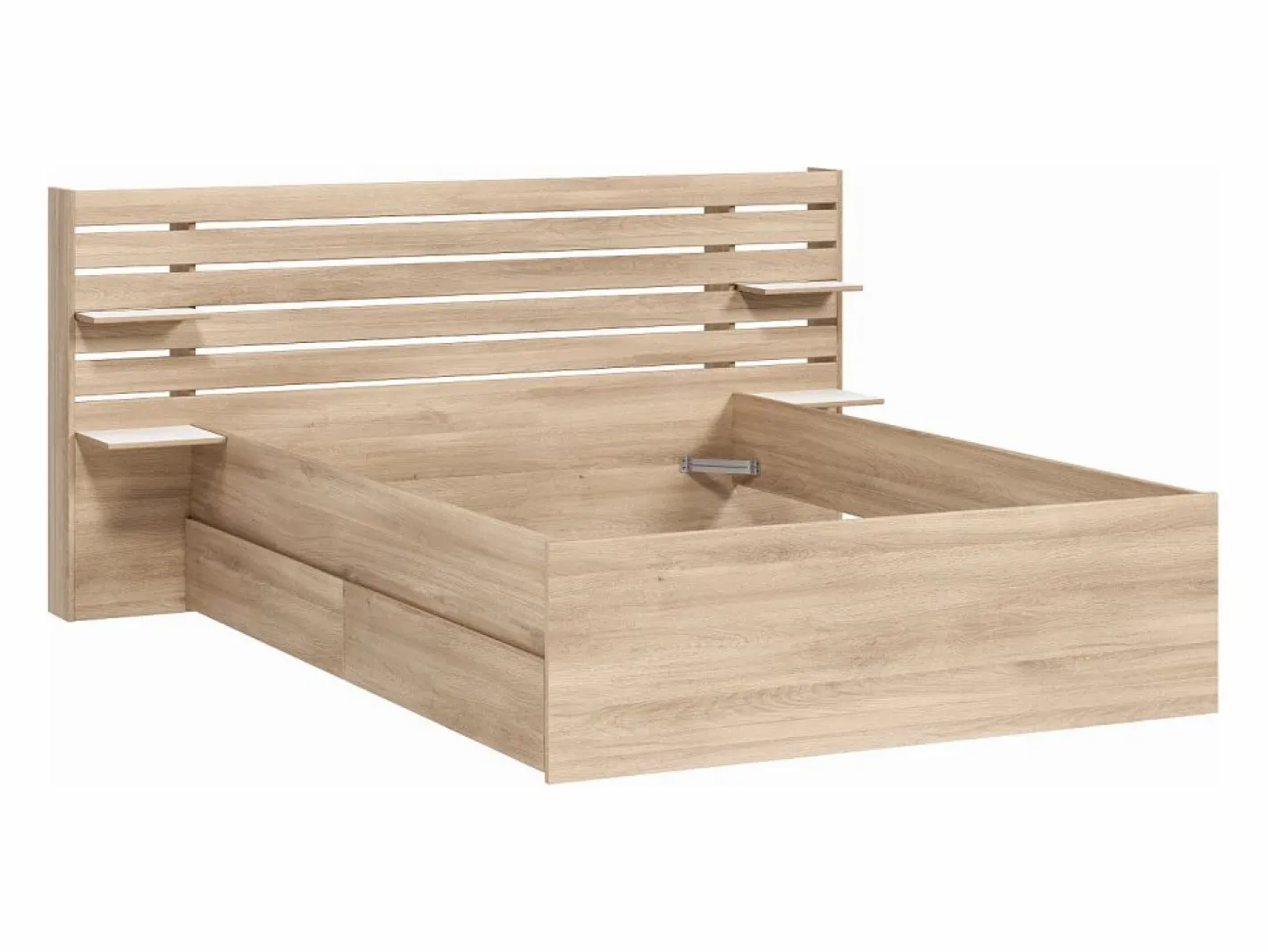 Vente-unique Cama Con Almacenaje|Cama 140 x 190/200 cm con 4 cajones color natural - TENALIA II