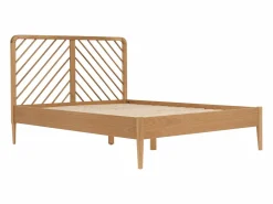 Vente-unique Cama Adulto|Cama 140 x 200 cm de roble y MDF color natural - LERIAKI
