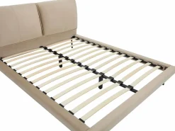 Vente-unique Cama 140 x 190 cm de terciopelo en color + colchón - IBEDIA Topo Online