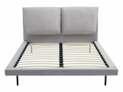Cama 140 x 190 cm en terciopelo y color - IBEDIA^Vente-unique Online