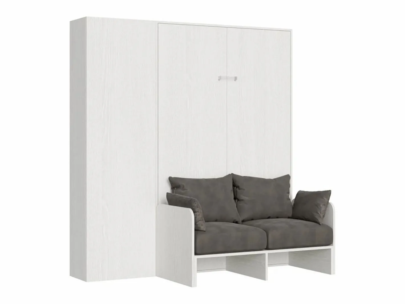 Cama abatible 120 vertical Kentaro Sofà con columna Fresno - ALESSIA 20^ITAMOBY Discount