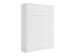 Vente-unique Cama abatible 160 x 200 cm apertura vertical manual con leds - RAPILI Blanco Hot