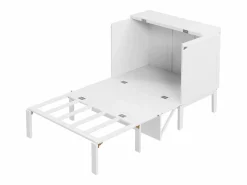 ModernLuxe Cama Abatible|Cama abatible de madera 90x200 cm - con somier -