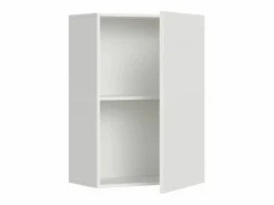 Cama abatible horizontal Bounto blanca 85x185 cm con almacenaje y librería composición D-^Les Tendances Best