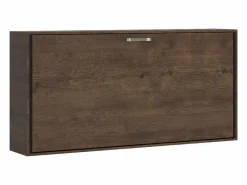 ITAMOBY Cama Abatible|Cama abatible individual horizontal Kando Nogal