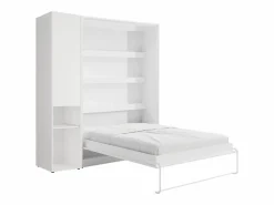 Vente-unique Cama Abatible|Cama abatible vertical 140 x 200 cm 1 armario - RAPILI
