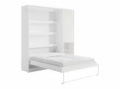 Vente-unique Cama Abatible|Cama abatible vertical 140 x 200 cm 1 armario - RAPILI