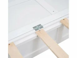 DripeX Cama Abatible|Cama abatible 140x200 cm - Con cajones y 2 estantes - Pino + MDF - Carga máx. 204 kg -
