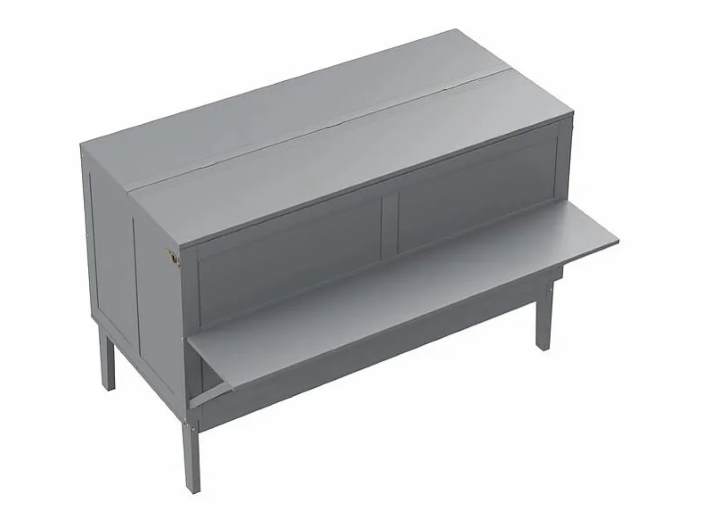 DripeX Cama Abatible|Cama abatible 140x200 cm - Con estructura de láminas - Madera - Carga máx. 200 kg -