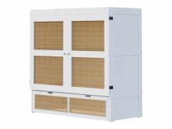 Cama abatible 140x200 cm con somier y 2 cajones -^Hauss Spole Sale