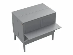 DripeX Cama Abatible|Cama abatible 90x200 cm en madera - Con somier de láminas - Carga máx. 150 kg -