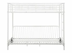 Cama alta de metal de 90 x 190 cm con banco convertible MODULO V^Vente-unique Outlet