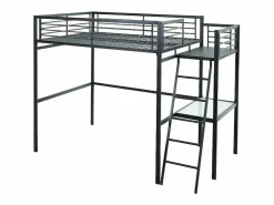 Vente-unique Cama alta escritorio integrado en CASUAL II Gris antracita Discount