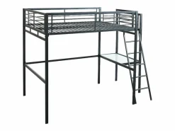 Vente-unique Cama alta escritorio integrado en CASUAL II Gris antracita Discount
