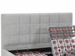 Ysmée Cama articulada eléctrica somier colchón memoria de forma 2 x 90 x 200 cm EREGA Gris Outlet