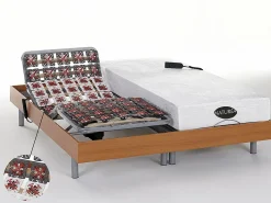 NATUREA Cama Articulada|Cama articulada eléctrica LYSIS III Motor OKIN 2x80x200cm