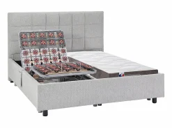 Cama articulada eléctrica somier colchón látex 3 zonas 2 x 70 x 190 cm tela JOFAR^Ysmée Best