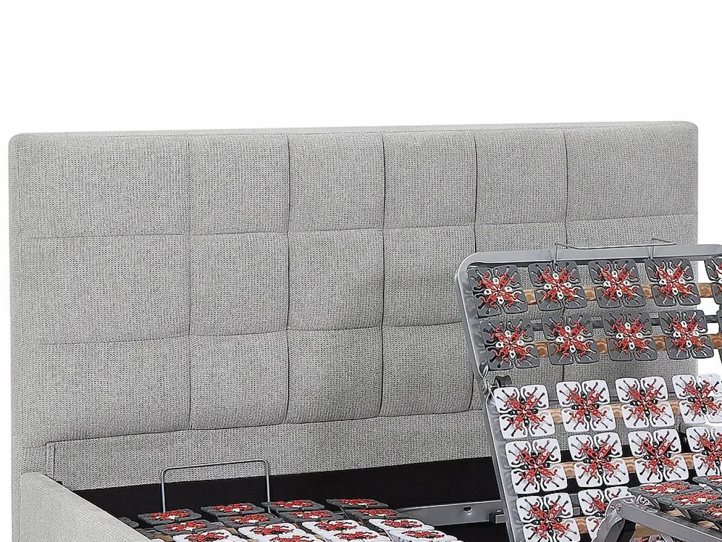 Ysmée Cama Articulada|Cama articulada eléctrica somier colchón látex 3 zonas 2 x 90 x 200 cm tela JOFAR
