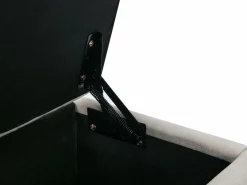 Vente-unique Cama Con Canapé|Cama baúl 140 x 190 cm con banco de tela en color - DOUINO