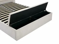 Vente-unique Cama Con Canapé|Cama baúl 140 x 190 cm con banco de tela en color - DOUINO