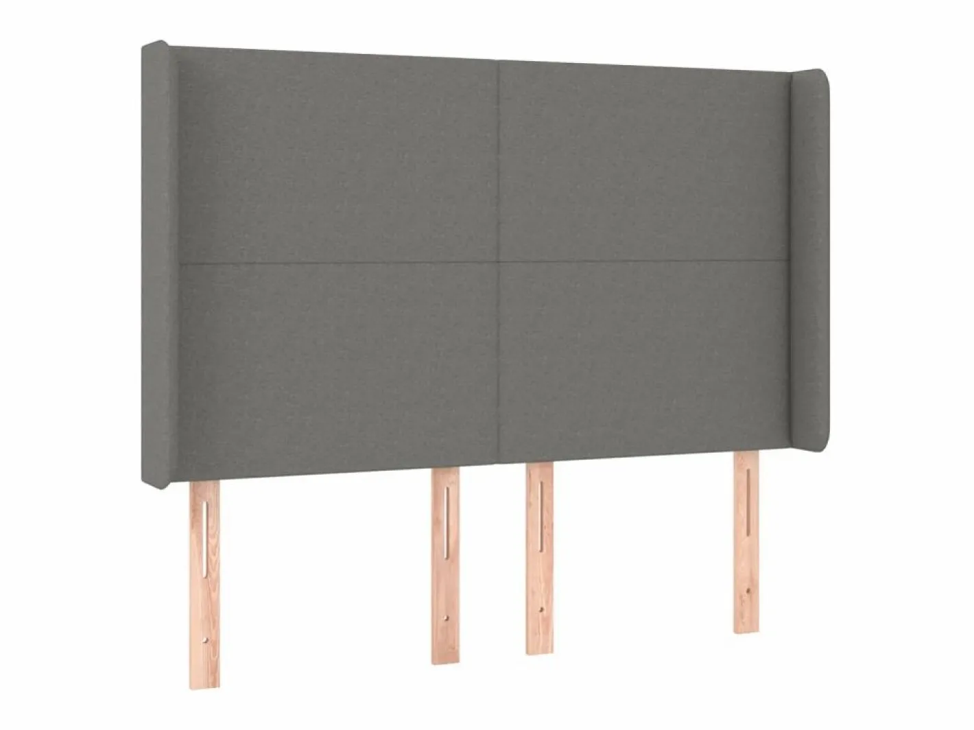 Cama box spring colchón y luces LED tela gris oscuro 140x190 cm^Clicnbuy Hot