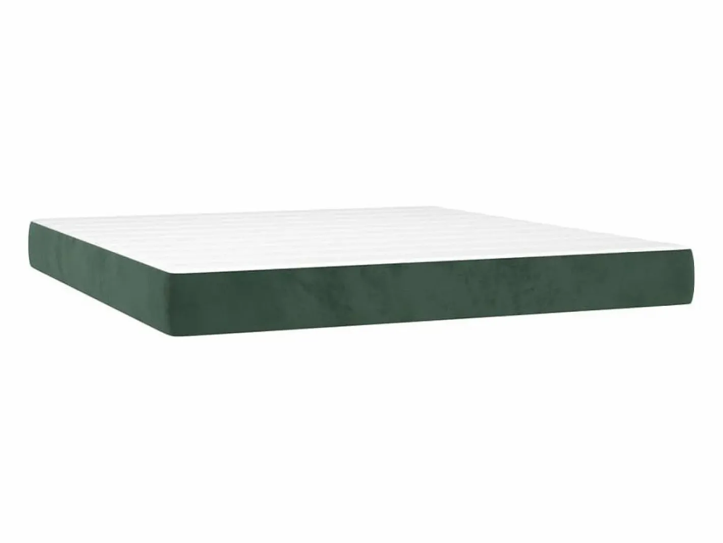 Cama box spring colchón y LED terciopelo oscuro 160x200cm^Clicnbuy Outlet