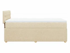 Clicnbuy Somier - 90X190Cm|Cama box spring con colchón tela color 90x190 cm