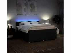 Clicnbuy Base De Cama De Láminas|Somier - 180X200Cm|Cama box spring con colchón tela 180x200 cm