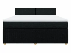 Clicnbuy Base De Cama De Láminas|Somier - 180X200Cm|Cama box spring con colchón tela 180x200 cm