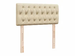 Cama box spring con colchón tela color 90x190 cm^Clicnbuy Hot
