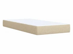 Cama box spring con colchón tela color 90x190 cm^Clicnbuy Hot
