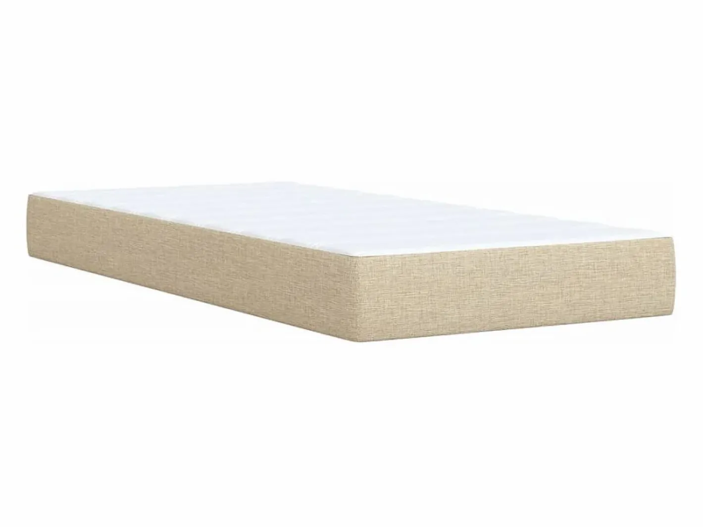 Cama box spring con colchón tela color 90x190 cm^Clicnbuy Hot