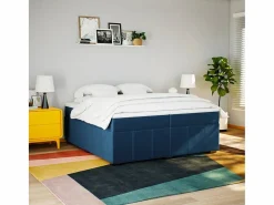 Clicnbuy Base De Cama De Láminas|Cama box spring con colchón tela 200x200 cm