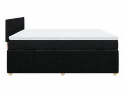 Cama box spring con colchón tela 180x200 cm^Clicnbuy Discount