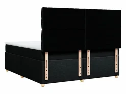Cama box spring con colchón tela 200x200 cm^Clicnbuy Best