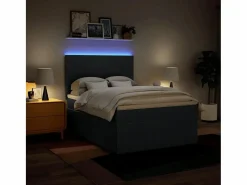 Cama box spring con colchón tela 160x200 cm^Clicnbuy Hot