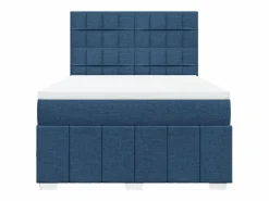 Cama box spring con colchón tela 160x200 cm^Clicnbuy Hot