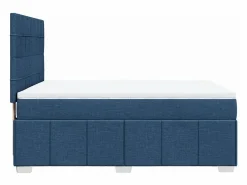Cama box spring con colchón tela 160x200 cm^Clicnbuy Hot