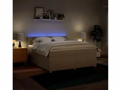 Clicnbuy Base De Cama De Láminas|Cama box spring con colchón tela color 180x200 cm