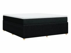 Clicnbuy Base De Cama De Láminas|Somier - 180X200Cm|Cama box spring con colchón tela 180x200 cm