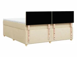 Clicnbuy Base De Cama De Láminas|Cama box spring con colchón tela color 180x200 cm