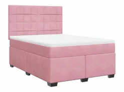 Clicnbuy Base De Cama De Láminas|Cama box spring con colchón terciopelo 160x200 cm