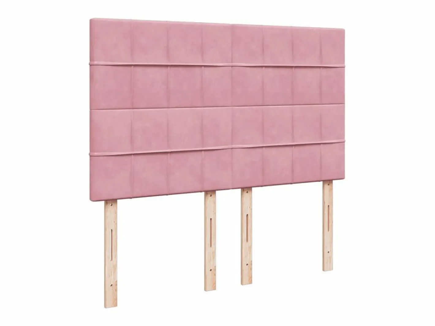 Clicnbuy Base De Cama De Láminas|Cama box spring con colchón terciopelo 160x200 cm